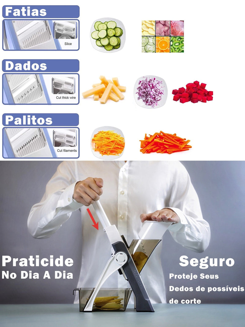 Cortador Multifuncional 5 Funções