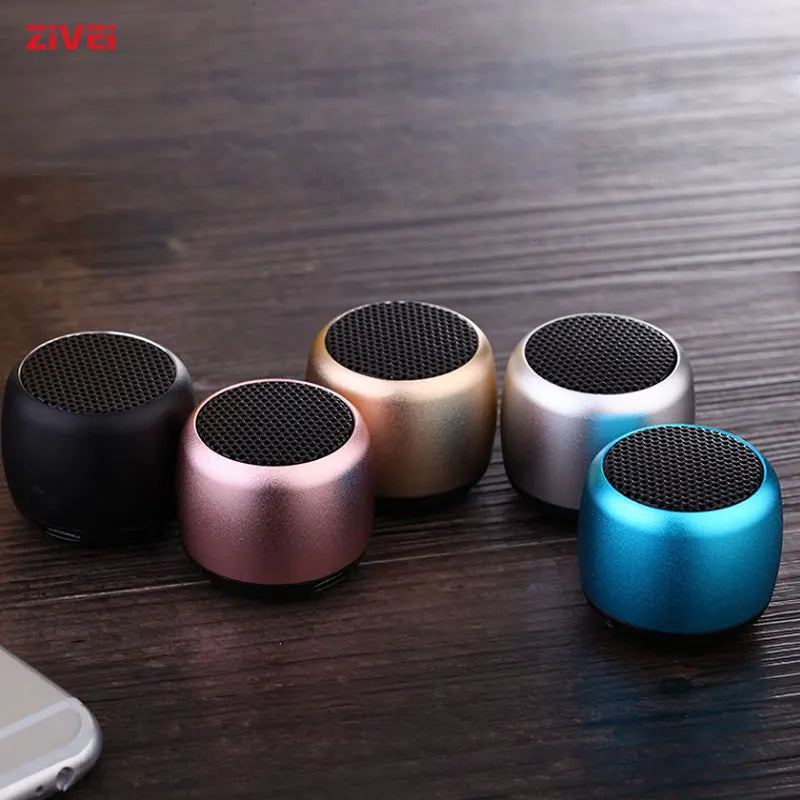 ZIVEI Bluetooth Speaker Mini Sound box Wireless Speakers Portable Small Soundbar Alloy Music Box Caixa De Som Altavoz Bluetooth