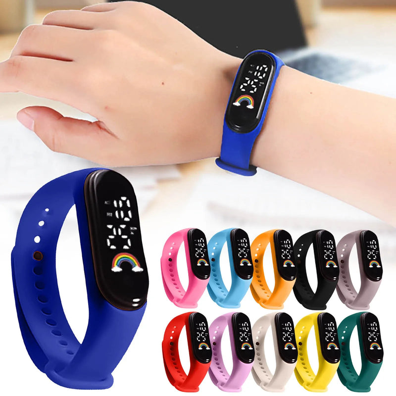 Child Watch Ultra Light Led Digital Watch For Kids Boy Girl Sports Silicone Wristband Electronic Clock Relogio Infantil