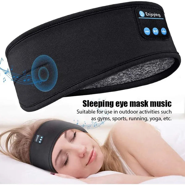 Mascara de dormir Fone Bluetooth Earphones Sports